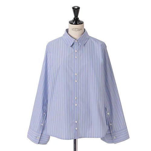 【スアデオ/suadeo】のワイドスリーブケープシャツ 人気、トレンドファッション・服の通販 founy(ファニー) 　ファッション　Fashion　レディースファッション　Fashion for Women　トップス・カットソー　Cut & Sew Tops　シャツ・ブラウス・オフィスカジュアル　Elegant Blouses & Button-Ups　洗える　Machine Washable　吸水　Absorbent, Quick-Dry　ストライプ　Stripe, Striped Pattern　ストレッチ　Stretch, Stretchy Fabric　スリーブ　Sleeve, Long Sleeve / Short Sleeve　バランス　Balance, Style Balance　フロント　Front, Front Design　ワイド　Wide, Wide Fit　other-2|ID: prp329100004655216 ipo3291000000033666687