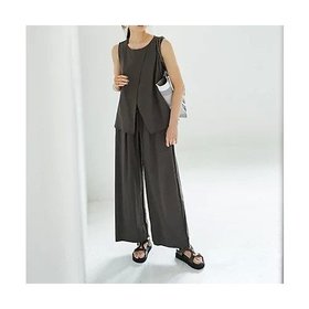 【スタイルデリ/STYLE DELI】 合わせフロントセットアップ人気、トレンドファッション・服の通販 founy(ファニー) ファッション Fashion レディースファッション Fashion for Women セットアップ Matching Sets 秋 Autumn カシュクール Wrap Design カーディガン Cardigan, Knitwear ジャケット Jacket, Outerwear スタイリッシュ Stylish, Fashionable ストレート Straight, Straight Cut スリット Slit, Slit Detail セットアップ Set-Up, Coordinated Outfit ノースリーブ Sleeveless, No-Sleeve バルーン Balloon, Balloon Silhouette フォルム Silhouette, Form フロント Front, Front Design ブルゾン Blouson, Bomber Jacket ポケット Pocket, Pocket Detail ラウンド Round, Round Neck リボン Ribbon, Bow ループ Loop, Loop Knit ワイド Wide, Wide Fit 冬 Winter / This Winter 夏 Summer エレガント 上品 Elegant |ID:prp329100004655220