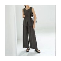 【スタイルデリ/STYLE DELI】の合わせフロントセットアップ 人気、トレンドファッション・服の通販 founy(ファニー) ファッション Fashion レディースファッション Fashion for Women セットアップ Matching Sets 秋 Autumn カシュクール Wrap Design カーディガン Cardigan, Knitwear ジャケット Jacket, Outerwear スタイリッシュ Stylish, Fashionable ストレート Straight, Straight Cut スリット Slit, Slit Detail セットアップ Set-Up, Coordinated Outfit ノースリーブ Sleeveless, No-Sleeve バルーン Balloon, Balloon Silhouette フォルム Silhouette, Form フロント Front, Front Design ブルゾン Blouson, Bomber Jacket ポケット Pocket, Pocket Detail ラウンド Round, Round Neck リボン Ribbon, Bow ループ Loop, Loop Knit ワイド Wide, Wide Fit 冬 Winter / This Winter 夏 Summer エレガント 上品 Elegant |ID:prp329100004655220