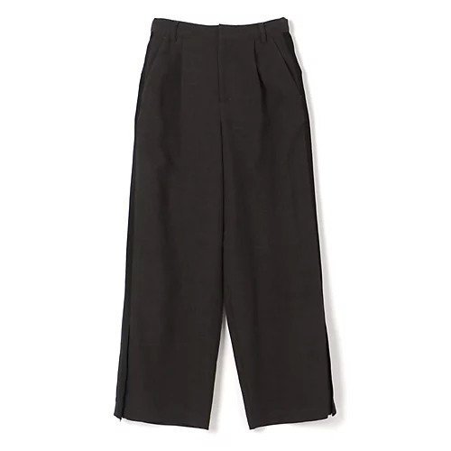 【スアデオ/suadeo】の2wayラインパンツ インテリア・キッズ・メンズ・レディースファッション・服の通販 founy(ファニー) 　ファッション　Fashion　レディースファッション　Fashion for Women　パンツ　Pants & Trousers　洗える　Machine Washable　吸水　Absorbent, Quick-Dry　スリット　Slit, Slit Detail　チェック　Check, Plaid, Tartan　フィット　Fit, Slim Fit　リラックス　Relax, Relaxed Fit　エレガント 上品　Elegant　ブラウンチェック|ID: prp329100004655223 ipo3291000000033666900