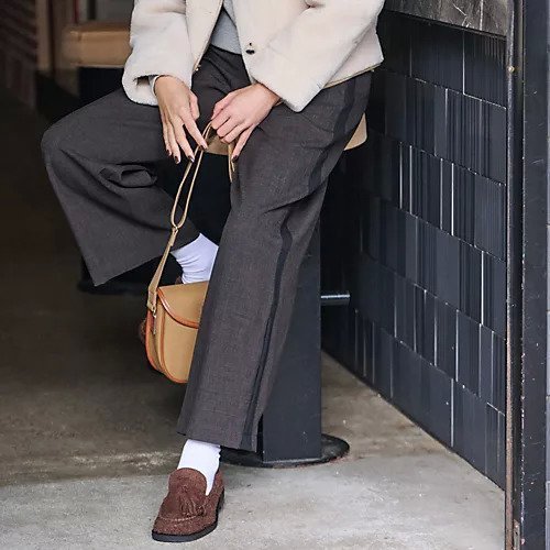 【スアデオ/suadeo】の2wayラインパンツ 人気、トレンドファッション・服の通販 founy(ファニー) 　ファッション　Fashion　レディースファッション　Fashion for Women　パンツ　Pants & Trousers　洗える　Machine Washable　吸水　Absorbent, Quick-Dry　スリット　Slit, Slit Detail　チェック　Check, Plaid, Tartan　フィット　Fit, Slim Fit　リラックス　Relax, Relaxed Fit　エレガント 上品　Elegant　other-2|ID: prp329100004655223 ipo3291000000034485102