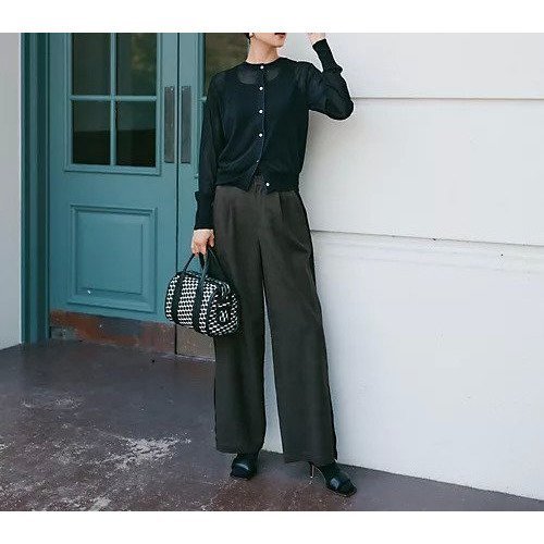 【スアデオ/suadeo】の2wayラインパンツ 人気、トレンドファッション・服の通販 founy(ファニー) 　ファッション　Fashion　レディースファッション　Fashion for Women　パンツ　Pants & Trousers　洗える　Machine Washable　吸水　Absorbent, Quick-Dry　スリット　Slit, Slit Detail　チェック　Check, Plaid, Tartan　フィット　Fit, Slim Fit　リラックス　Relax, Relaxed Fit　エレガント 上品　Elegant　other-3|ID: prp329100004655223 ipo3291000000034485103