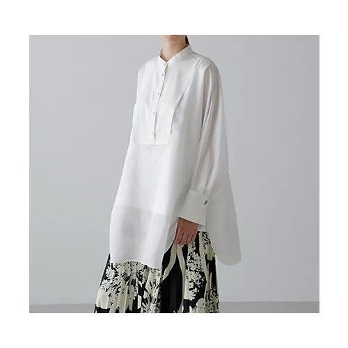【アドーア/ADORE】のシルキーソフトサテンブラウス 人気、トレンドファッション・服の通販 founy(ファニー) 　ファッション　Fashion　レディースファッション　Fashion for Women　トップス・カットソー　Cut & Sew Tops　シャツ・ブラウス・オフィスカジュアル　Elegant Blouses & Button-Ups　おすすめ　Recommended / Our Picks　カフス　Cuff Design　サテン　Satin, Glossy Fabric　スタンダード　Standard, Basic　スリット　Slit, Slit Detail　フィット　Fit, Slim Fit　ヨーク　Yoke, Yoke Design　ビジネス 仕事 通勤　Business / Work / Commuting　長袖　Long Sleeve, Full Sleeve　other-3|ID: prp329100004657026 ipo3291000000033687075