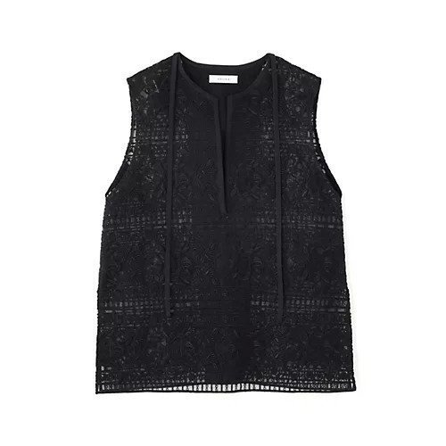 【アドーア/ADORE】のリュクスオーナメントレースブラウス インテリア・キッズ・メンズ・レディースファッション・服の通販 founy(ファニー) 　ファッション　Fashion　レディースファッション　Fashion for Women　トップス・カットソー　Cut & Sew Tops　シャツ・ブラウス・オフィスカジュアル　Elegant Blouses & Button-Ups　おすすめ　Recommended / Our Picks　オケージョン　Occasion Wear　オーガンジー　Organza Fabric　シアー　Sheer, See-Through　スタンダード　Standard, Basic　セットアップ　Set-Up, Coordinated Outfit　タートル　Turtleneck, Turtle Collar　ノースリーブ　Sleeveless, No-Sleeve　フィット　Fit, Slim Fit　ブラック|ID: prp329100004657027 ipo3291000000033687078