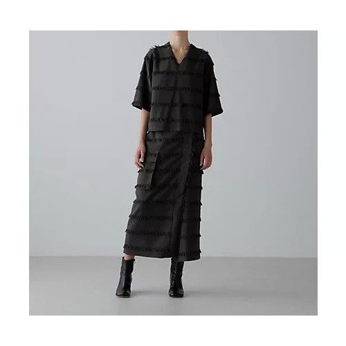 【アドーア/ADORE】のフリンジチェックブラウス 人気、トレンドファッション・服の通販 founy(ファニー) 　ファッション　Fashion　レディースファッション　Fashion for Women　トップス・カットソー　Cut & Sew Tops　シャツ・ブラウス・オフィスカジュアル　Elegant Blouses & Button-Ups　おすすめ　Recommended / Our Picks　オケージョン　Occasion Wear　ジャカード／ジャガード　Jacquard, Woven Pattern　スタンダード　Standard, Basic　スリット　Slit, Slit Detail　セットアップ　Set-Up, Coordinated Outfit　チェック　Check, Plaid, Tartan　フィット　Fit, Slim Fit　フリンジ　Fringe, Tassel　ボーダー　Border, Stripe　夏　Summer　春　Spring　S/S・春夏　SS, Spring/Summer, Warm Season　other-3|ID: prp329100004657029 ipo3291000000033687088