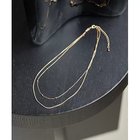 【ウィムガゼット/Whim Gazette】の【THE PAUSE】ダブルチェーンネックレス 人気、トレンドファッション・服の通販 founy(ファニー) ファッション Fashion レディースファッション Fashion for Women ジュエリー Jewelry ネックレス Necklaces & Pendants アンティーク Antique-Inspired ヴィンテージ Vintage Style グラデーション Gradient, Ombre ショート Short, Short Length シルバー Silver, Metallic Silver シンプル Simple, Minimal チェーン Chain, Chain Strap ドット Polka Dot, Dot Pattern ネックレス Necklace, Pendant Necklace ワーク Workwear, Utility Style おすすめ Recommended / Our Picks 2025年 2025 2025-2026秋冬・A/W Autumn/Winter 2025–26 AW25–26 thumbnail ゴールド|ID: prp329100004657035 ipo3291000000033687172