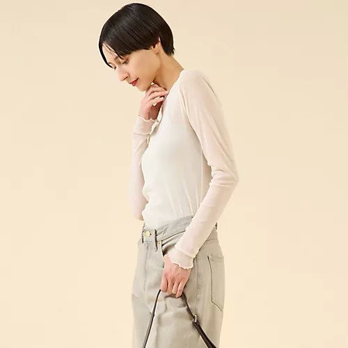 【マルティニーク/martinique】のチュールネットプルオーバー 人気、トレンドファッション・服の通販 founy(ファニー) 　ファッション　Fashion　レディースファッション　Fashion for Women　トップス・カットソー　Cut & Sew Tops　カジュアルプルオーバー・ニットトップス　Pullovers & Knit Tops / Casual Pullovers　おすすめ　Recommended / Our Picks　シアー　Sheer, See-Through　ストレッチ　Stretch, Stretchy Fabric　フリル　Frill, Ruffle　other-2|ID: prp329100004657501 ipo3291000000033706815