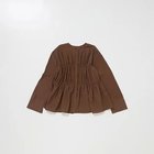 【マルティニーク/martinique】のモダールシルクティアードブラウス ブラウン|ID: prp329100004657508 ipo3291000000033706828