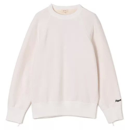 【ブラミンク/BLAMINK】のBM F TSURIURAKE CN LSL インテリア・キッズ・メンズ・レディースファッション・服の通販 founy(ファニー) 　ファッション　Fashion　レディースファッション　Fashion for Women　2025年　2025　2025-2026秋冬・A/W　Autumn/Winter 2025–26 AW25–26　スウェット / スエット　Sweatshirt, Sweatwear　WHITE|ID: prp329100004657512 ipo3291000000033706842