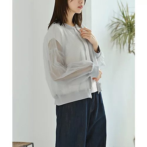 【スタイルデリ/STYLE DELI】の【BLK001】ジップアップシアーカーディガン インテリア・キッズ・メンズ・レディースファッション・服の通販 founy(ファニー) 　ファッション　Fashion　レディースファッション　Fashion for Women　トップス・カットソー　Cut & Sew Tops　カーディガン・羽織り　Layered Style Cardigans　春　Spring　秋　Autumn　軽量　Lightweight, Ultra Light　シアー　Sheer, See-Through　シンプル　Simple, Minimal　ジップアップ　Zip-Up, Full Zip　スリット　Slit, Slit Detail　タンク　Tank Top, Sleeveless Top　バランス　Balance, Style Balance　フィット　Fit, Slim Fit　ボックス　Boxy, Box Shape　羽織　Haori, Light Jacket　リラックス　Relax, Relaxed Fit　冬　Winter / This Winter　おすすめ　Recommended / Our Picks　夏　Summer　旅行　Travel　ビジネス 仕事 通勤　Business / Work / Commuting　グレー|ID: prp329100004658650 ipo3291000000035436710