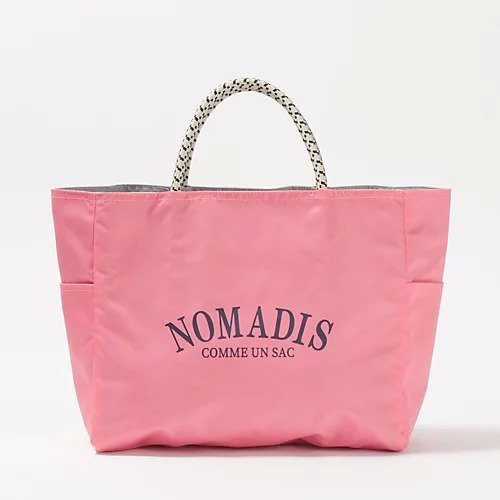 【ノマディス/NOMADIS】のSAC2 W インテリア・キッズ・メンズ・レディースファッション・服の通販 founy(ファニー) 　ファッション　Fashion　レディースファッション　Fashion for Women　2022年　2022　2022 春夏 S/S　Spring/Summer 2022 SS22　アウトドア　Outdoor Clothing　シンプル　Simple, Minimal　トートバッグ　Tote Bag, Large Shoulder Bag　ビッグ　Big, Oversized　プリント　Print, Printed Pattern　ポケット　Pocket, Pocket Detail　ラフィア　Raffia, Natural Straw　リバーシブル　Reversible, Two-Sided　夏　Summer　春　Spring　S/S・春夏　SS, Spring/Summer, Warm Season　【HPS別注】ピンク|ID: prp329100004658658 ipo3291000000033717320