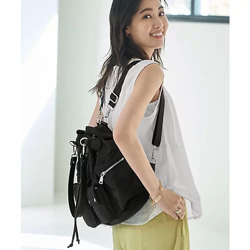 【スタイルデリ/STYLE DELI】のリュックにもなるナイロンショルダーバッグ 人気、トレンドファッション・服の通販 founy(ファニー) 　ファッション　Fashion　レディースファッション　Fashion for Women　バッグ　Bags　アクセサリー　Fashion Accessories　グログラン　Grosgrain, Grosgrain Ribbon　巾着　Drawstring Bag, Kinchaku　ショルダー　Shoulder, Shoulder Strap　シルバー　Silver, Metallic Silver　バランス　Balance, Style Balance　ポケット　Pocket, Pocket Detail　マグネット　Magnet, Magnetic Closure　ラップ　Wrap, Wrap Design　リュック　Backpack, Rucksack　other-2|ID: prp329100004660515 ipo3291000000033726801