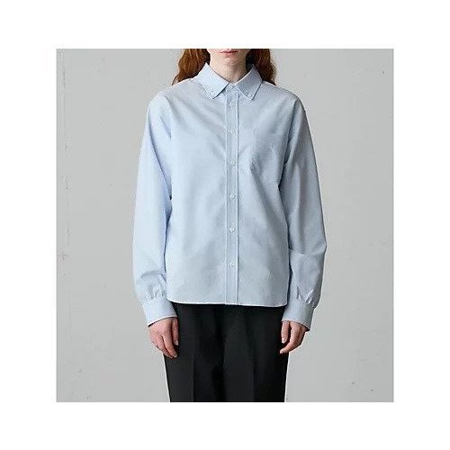 【ミディウミ/MidiUmi】のオックスボタンダウンシャツ インテリア・キッズ・メンズ・レディースファッション・服の通販 founy(ファニー) https://founy.com/ ファッション Fashion レディースファッション Fashion for Women トップス・カットソー Cut & Sew Tops シャツ・ブラウス・オフィスカジュアル Elegant Blouses & Button-Ups ギャザー Gathered, Ruffled シンプル Simple, Minimal プリーツ Pleats, Pleated ボックス Boxy, Box Shape ループ Loop, Loop Knit |ID: prp329100004664800 ipo3291000000033744000