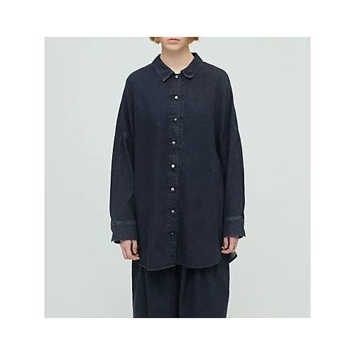【ミズイロ インド/mizuiro ind】のデニムワイドシャツ インテリア・キッズ・メンズ・レディースファッション・服の通販 founy(ファニー) https://founy.com/ ファッション Fashion レディースファッション Fashion for Women トップス・カットソー Cut & Sew Tops シャツ・ブラウス・オフィスカジュアル Elegant Blouses & Button-Ups セットアップ Set-Up, Coordinated Outfit デニム Denim, Jeans Material ベスト Vest, Waistcoat ワイド Wide, Wide Fit 人気 Popular, Best Seller |ID: prp329100004664803 ipo3291000000033744015