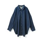【ミズイロ インド/mizuiro ind】のデニムワイドシャツ ブルー|ID: prp329100004664803 ipo3291000000033744019