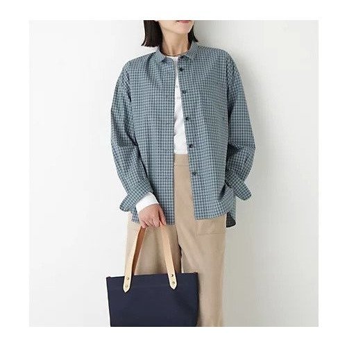 【ヒューマンウーマン/HUMAN WOMAN】のオンブレーチェックオーバーシャツ インテリア・キッズ・メンズ・レディースファッション・服の通販 founy(ファニー) https://founy.com/ ファッション Fashion レディースファッション Fashion for Women トップス・カットソー Cut & Sew Tops シャツ・ブラウス・オフィスカジュアル Elegant Blouses & Button-Ups おすすめ Recommended / Our Picks スタンダード Standard, Basic ポケット Pocket, Pocket Detail ミックス Mix, Mixed Style ワンポイント One Point, Statement Accent |ID: prp329100004664812 ipo3291000000033744054