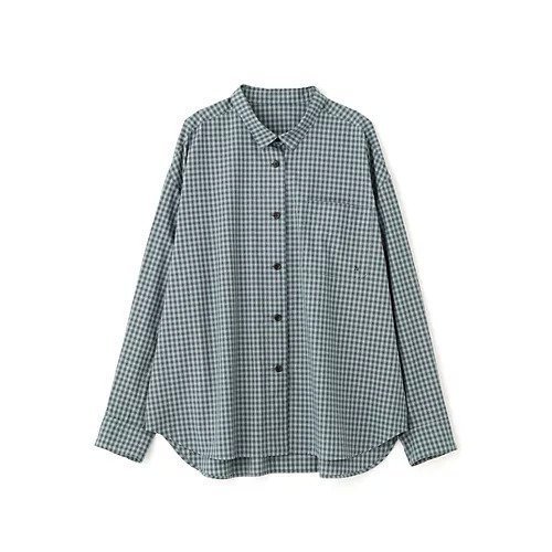 【ヒューマンウーマン/HUMAN WOMAN】のオンブレーチェックオーバーシャツ 人気、トレンドファッション・服の通販 founy(ファニー) 　ファッション　Fashion　レディースファッション　Fashion for Women　トップス・カットソー　Cut & Sew Tops　シャツ・ブラウス・オフィスカジュアル　Elegant Blouses & Button-Ups　おすすめ　Recommended / Our Picks　スタンダード　Standard, Basic　ポケット　Pocket, Pocket Detail　ミックス　Mix, Mixed Style　ワンポイント　One Point, Statement Accent　other-2|ID: prp329100004664812 ipo3291000000033744058