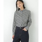 【ヒューマンウーマン/HUMAN WOMAN】のリバティプリントベーシックカラーシャツ ブラックリバティ|ID: prp329100004664819 ipo3291000000034461651