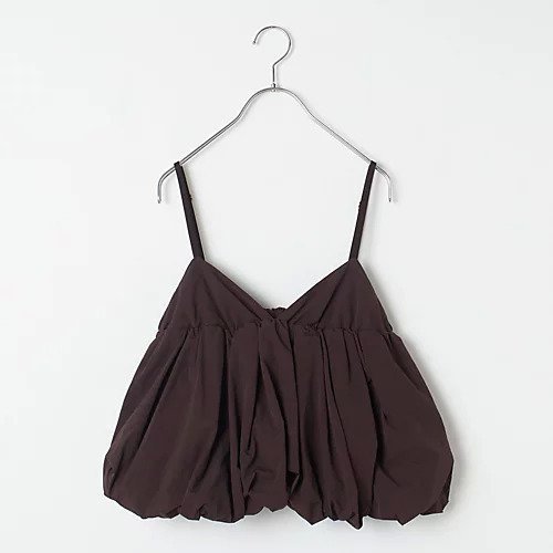 【エミ/emmi】の【洗える】ナイロンバルーンビスチェ インテリア・キッズ・メンズ・レディースファッション・服の通販 founy(ファニー) 　ファッション　Fashion　レディースファッション　Fashion for Women　トップス・カットソー　Cut & Sew Tops　ビスチェ　Bustiers & Corset Tops / Layered Bustier Style　スポーティ　Sporty, Casual Athletic　バルーン　Balloon, Balloon Silhouette　ビスチェ　Bustier, Corset Top　洗える　Machine Washable　BROWN|ID: prp329100004664834 ipo3291000000033744216