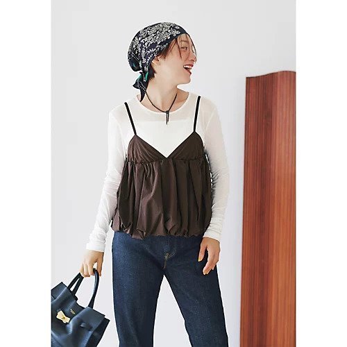【エミ/emmi】の【洗える】ナイロンバルーンビスチェ 人気、トレンドファッション・服の通販 founy(ファニー) 　ファッション　Fashion　レディースファッション　Fashion for Women　トップス・カットソー　Cut & Sew Tops　ビスチェ　Bustiers & Corset Tops / Layered Bustier Style　スポーティ　Sporty, Casual Athletic　バルーン　Balloon, Balloon Silhouette　ビスチェ　Bustier, Corset Top　洗える　Machine Washable　other-2|ID: prp329100004664834 ipo3291000000033744218