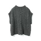 【ミズイロ インド/mizuiro ind】のシアーケーブル柄ベスト 人気、トレンドファッション・服の通販 founy(ファニー) ファッション Fashion レディースファッション Fashion for Women アウター Coat / Outerwear Collection トップス・カットソー Cut & Sew Tops ベスト&ジレ / 重ね着スタイル Vests & Gilets ウォッシャブル Machine Washable ノースリーブ Sleeveless, No-Sleeve ベスト Vest, Waistcoat ロング Long, Long-Length 夏 Summer thumbnail チャコールグレー|ID: prp329100004664840 ipo3291000000033744259