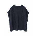 【ミズイロ インド/mizuiro ind】のシアーケーブル柄ベスト 人気、トレンドファッション・服の通販 founy(ファニー) ファッション Fashion レディースファッション Fashion for Women アウター Coat / Outerwear Collection トップス・カットソー Cut & Sew Tops ベスト&ジレ / 重ね着スタイル Vests & Gilets ウォッシャブル Machine Washable ノースリーブ Sleeveless, No-Sleeve ベスト Vest, Waistcoat ロング Long, Long-Length 夏 Summer thumbnail ネイビー|ID: prp329100004664840 ipo3291000000033744263