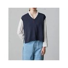 【ミディウミ/MidiUmi】のハイローVネックベスト ネイビー|ID: prp329100004664845 ipo3291000000035304431