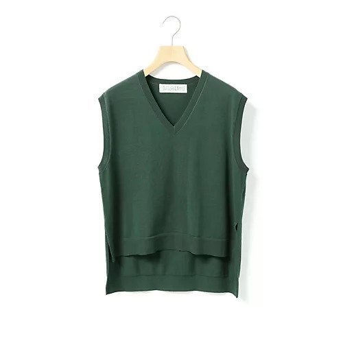 【ミディウミ/MidiUmi】のハイローVネックベスト インテリア・キッズ・メンズ・レディースファッション・服の通販 founy(ファニー) ファッション Fashion レディースファッション Fashion for Women アウター Coat / Outerwear Collection トップス・カットソー Cut & Sew Tops ベスト&ジレ / 重ね着スタイル Vests & Gilets Vネックトップス V-Neck Tops / V-Cut Neckline Shirts ベスト Vest, Waistcoat 秋 Autumn グリーン|ID: prp329100004664845 ipo3291000000035920064