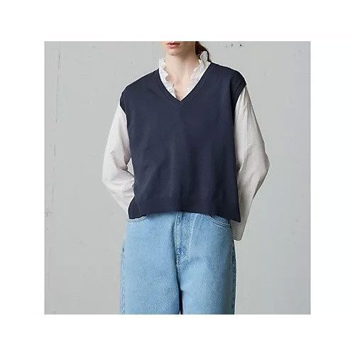 【ミディウミ/MidiUmi】のハイローVネックベスト 人気、トレンドファッション・服の通販 founy(ファニー) ファッション Fashion レディースファッション Fashion for Women アウター Coat / Outerwear Collection トップス・カットソー Cut & Sew Tops ベスト&ジレ / 重ね着スタイル Vests & Gilets Vネックトップス V-Neck Tops / V-Cut Neckline Shirts ベスト Vest, Waistcoat 秋 Autumn other-2|ID: prp329100004664845 ipo3291000000035920066