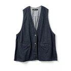【ミズイロ インド/mizuiro ind】のデニムベスト ワンウォッシュ|ID: prp329100004664847 ipo3291000000035920069