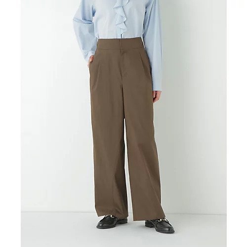【ヒューマンウーマン/HUMAN WOMAN】のコットンナイロンツイルパンツ 人気、トレンドファッション・服の通販 founy(ファニー) 　ファッション　Fashion　レディースファッション　Fashion for Women　パンツ　Pants & Trousers　おすすめ　Recommended / Our Picks　スタンダード　Standard, Basic　ツイル　Twist, Twisted Detail　 other-1|ID: prp329100004664862 ipo3291000000033744410