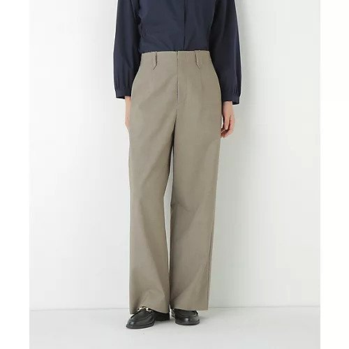 【ヒューマンウーマン/HUMAN WOMAN】の強撚シャークスキンセミワイドパンツ 人気、トレンドファッション・服の通販 founy(ファニー) 　ファッション　Fashion　レディースファッション　Fashion for Women　パンツ　Pants & Trousers　おすすめ　Recommended / Our Picks　ジャケット　Jacket, Outerwear　スタンダード　Standard, Basic　ストレッチ　Stretch, Stretchy Fabric　セットアップ　Set-Up, Coordinated Outfit　チェック　Check, Plaid, Tartan　バイアス　Bias, Diagonal Cut　ボトム　Bottoms, Lower Wear　ポケット　Pocket, Pocket Detail　ループ　Loop, Loop Knit　エレガント 上品　Elegant　 other-1|ID: prp329100004664866 ipo3291000000034981659