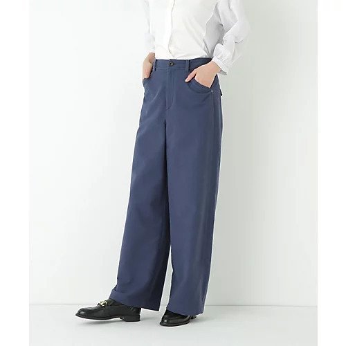 【ヒューマンウーマン/HUMAN WOMAN】のストレッチエアリードットコードセミワイドパンツ 人気、トレンドファッション・服の通販 founy(ファニー) 　ファッション　Fashion　レディースファッション　Fashion for Women　パンツ　Pants & Trousers　おすすめ　Recommended / Our Picks　スタンダード　Standard, Basic　セットアップ　Set-Up, Coordinated Outfit　ブルゾン　Blouson, Bomber Jacket　ボトム　Bottoms, Lower Wear　ポケット　Pocket, Pocket Detail　ワーク　Workwear, Utility Style　定番　Standard, Basic Item　 other-1|ID: prp329100004664868 ipo3291000000033744454