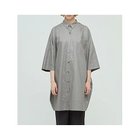 【ミズイロ インド/mizuiro ind】のグロッシーワイドハーフスリーブシャツワンピース 人気、トレンドファッション・服の通販 founy(ファニー) ファッション Fashion レディースファッション Fashion for Women ワンピース Dresses シャツワンピース / 1枚で着映えコーデ Shirt Dresses オイル Body Oil ベーシック Basic, Essential レギュラー Regular, Standard Fit ワイド Wide, Wide Fit 定番 Standard, Basic Item thumbnail グレー|ID: prp329100004664874 ipo3291000000033744494