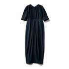 【トゥエルブクローゼット/12closet】の【高橋夏果さんコラボ】【洗える】【スカート部分は撥水】【ストレッチ】撥水スマートコクーンドレス ネイビー|ID:prp329100004664880