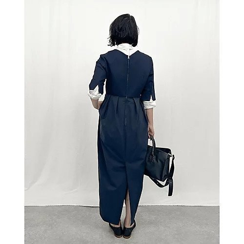 【トゥエルブクローゼット/12closet】の【高橋夏果さんコラボ】【洗える】【スカート部分は撥水】【ストレッチ】撥水スマートコクーンドレス 人気、トレンドファッション・服の通販 founy(ファニー) 　ファッション　Fashion　レディースファッション　Fashion for Women　スカート　Skirts　コラボ　Collaboration, Collab　ストレッチ　Stretch, Stretchy Fabric　夏　Summer　洗える　Machine Washable　other-2|ID: prp329100004664880 ipo3291000000034816700