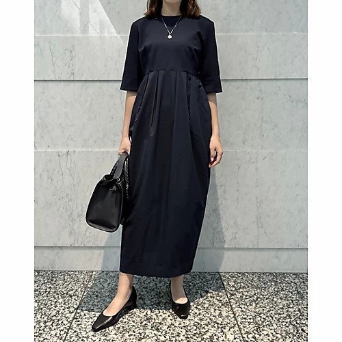 【トゥエルブクローゼット/12closet】の【高橋夏果さんコラボ】【洗える】【スカート部分は撥水】【ストレッチ】撥水スマートコクーンドレス 人気、トレンドファッション・服の通販 founy(ファニー) 　ファッション　Fashion　レディースファッション　Fashion for Women　スカート　Skirts　コラボ　Collaboration, Collab　ストレッチ　Stretch, Stretchy Fabric　夏　Summer　洗える　Machine Washable　other-3|ID: prp329100004664880 ipo3291000000034826813