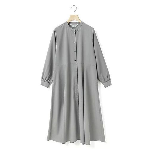 【ミディウミ/MidiUmi】のウエスト切り替えロングワンピース インテリア・キッズ・メンズ・レディースファッション・服の通販 founy(ファニー) 　ファッション　Fashion　レディースファッション　Fashion for Women　ワンピース　Dresses　クラシカル　Classical, Vintage-Inspired　コンパクト　Compact, Small Size　バランス　Balance, Style Balance　ベーシック　Basic, Essential　ロング　Long, Long-Length　エレガント 上品　Elegant　グレー|ID: prp329100004664883 ipo3291000000033744547