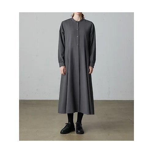 【ミディウミ/MidiUmi】のウエスト切り替えロングワンピース インテリア・キッズ・メンズ・レディースファッション・服の通販 founy(ファニー) 　ファッション　Fashion　レディースファッション　Fashion for Women　ワンピース　Dresses　クラシカル　Classical, Vintage-Inspired　コンパクト　Compact, Small Size　バランス　Balance, Style Balance　ベーシック　Basic, Essential　ロング　Long, Long-Length　エレガント 上品　Elegant　チャコールグレー|ID: prp329100004664883 ipo3291000000033744549