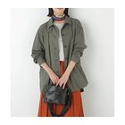 【ヒューマンウーマン/HUMAN WOMAN】のステンカラーシャツコート 人気、トレンドファッション・服の通販 founy(ファニー) ファッション Fashion レディースファッション Fashion for Women アウター Coat / Outerwear Collection コート・ロングコート・ピーコート Long Coats, Peacoats & More おすすめ Recommended / Our Picks カフス Cuff Design コンパクト Compact, Small Size シリコン Silicone, Silicone Material スタンダード Standard, Basic タンブラー Tumbler, Travel Mug thumbnail チャコール|ID: prp329100004664912 ipo3291000000033744818