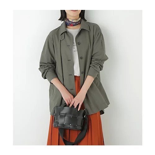 【ヒューマンウーマン/HUMAN WOMAN】のステンカラーシャツコート インテリア・キッズ・メンズ・レディースファッション・服の通販 founy(ファニー) 　ファッション　Fashion　レディースファッション　Fashion for Women　アウター　Coat / Outerwear Collection　コート・ロングコート・ピーコート　Long Coats, Peacoats & More　おすすめ　Recommended / Our Picks　カフス　Cuff Design　コンパクト　Compact, Small Size　シリコン　Silicone, Silicone Material　スタンダード　Standard, Basic　タンブラー　Tumbler, Travel Mug　チャコール|ID: prp329100004664912 ipo3291000000033744818