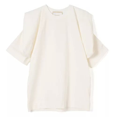 【リトコフスカヤ/LITKOVSKA】のT-shirt with Floral Details インテリア・キッズ・メンズ・レディースファッション・服の通販 founy(ファニー) 　ファッション　Fashion　レディースファッション　Fashion for Women　トップス・カットソー　Cut & Sew Tops　シャツ・ブラウス・オフィスカジュアル　Elegant Blouses & Button-Ups　ロングTシャツ・Tシャツ　Longline T-Shirts & Tees　2025年　2025　2025-2026秋冬・A/W　Autumn/Winter 2025–26 AW25–26　WHITE|ID: prp329100004665044 ipo3291000000035919153