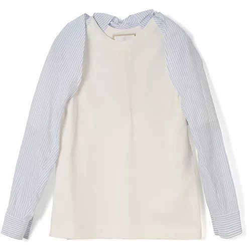 【リトコフスカヤ/LITKOVSKA】のReversible Longsleeve 人気、トレンドファッション・服の通販 founy(ファニー) 　ファッション　Fashion　レディースファッション　Fashion for Women　トップス・カットソー　Cut & Sew Tops　2025年　2025　2025-2026秋冬・A/W　Autumn/Winter 2025–26 AW25–26　ストライプ　Stripe, Striped Pattern　ダウン　Down, Puffer　リバーシブル　Reversible, Two-Sided　エレガント 上品　Elegant　今季　This Season, Current Season　半袖　Short Sleeve, Half Sleeve　 other-1|ID: prp329100004665045 ipo3291000000035919156