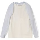 【リトコフスカヤ/LITKOVSKA】のReversible Longsleeve 人気、トレンドファッション・服の通販 founy(ファニー) ファッション Fashion レディースファッション Fashion for Women トップス・カットソー Cut & Sew Tops 2025年 2025 2025-2026秋冬・A/W Autumn/Winter 2025–26 AW25–26 ストライプ Stripe, Striped Pattern ダウン Down, Puffer リバーシブル Reversible, Two-Sided エレガント 上品 Elegant 今季 This Season, Current Season 半袖 Short Sleeve, Half Sleeve thumbnail WHITE/BLUE WITH STRIPES|ID: prp329100004665045 ipo3291000000035919157