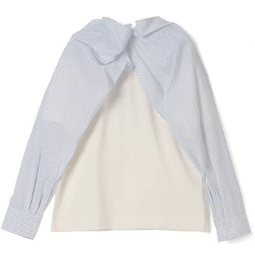 【リトコフスカヤ/LITKOVSKA】のReversible Longsleeve 人気、トレンドファッション・服の通販 founy(ファニー) 　ファッション　Fashion　レディースファッション　Fashion for Women　トップス・カットソー　Cut & Sew Tops　2025年　2025　2025-2026秋冬・A/W　Autumn/Winter 2025–26 AW25–26　ストライプ　Stripe, Striped Pattern　ダウン　Down, Puffer　リバーシブル　Reversible, Two-Sided　エレガント 上品　Elegant　今季　This Season, Current Season　半袖　Short Sleeve, Half Sleeve　other-2|ID: prp329100004665045 ipo3291000000035919159
