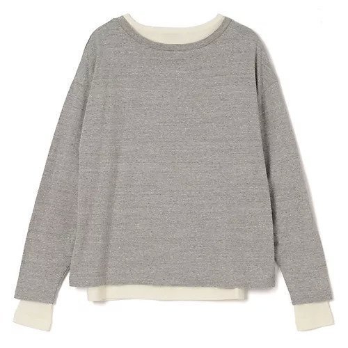 【アンスクリア/INSCRIRE】のPlating Rib Layered Tee 人気、トレンドファッション・服の通販 founy(ファニー) 　ファッション　Fashion　レディースファッション　Fashion for Women　2025年　2025　2025-2026秋冬・A/W　Autumn/Winter 2025–26 AW25–26　インナー　Innerwear　ダメージ　Distressed, Destroyed　洗える　Machine Washable　other-2|ID: prp329100004665049 ipo3291000000034864409