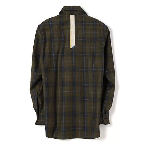 【リトコフスカヤ/LITKOVSKA】のWool shirt with twisted side details 人気、トレンドファッション・服の通販 founy(ファニー) 　ファッション　Fashion　レディースファッション　Fashion for Women　トップス・カットソー　Cut & Sew Tops　シャツ・ブラウス・オフィスカジュアル　Elegant Blouses & Button-Ups　2025年　2025　2025-2026秋冬・A/W　Autumn/Winter 2025–26 AW25–26　チェック　Check, Plaid, Tartan　ツイスト　Tweed, Tweed Fabric　ボトム　Bottoms, Lower Wear　other-2|ID: prp329100004665051 ipo3291000000033745637
