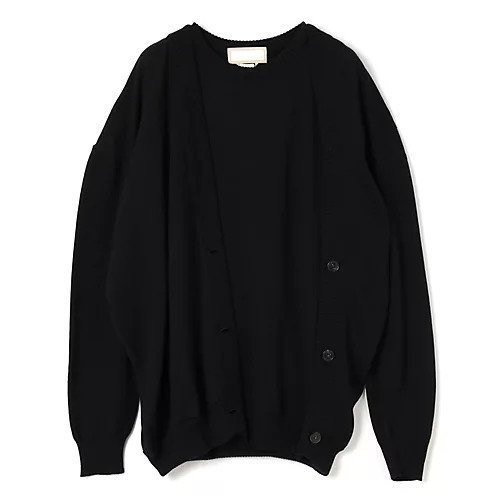【リトコフスカヤ/LITKOVSKA】のLayered Knit Cardigan インテリア・キッズ・メンズ・レディースファッション・服の通販 founy(ファニー) https://founy.com/ ファッション Fashion レディースファッション Fashion for Women トップス・カットソー Cut & Sew Tops ニット Knit Tops & Sweaters カーディガン・羽織り Layered Style Cardigans 2025年 2025 2025-2026秋冬・A/W Autumn/Winter 2025–26 AW25–26 アンサンブル Ensemble Set ノースリーブ Sleeveless, No-Sleeve エレガント 上品 Elegant |ID: prp329100004665053 ipo3291000000033745640