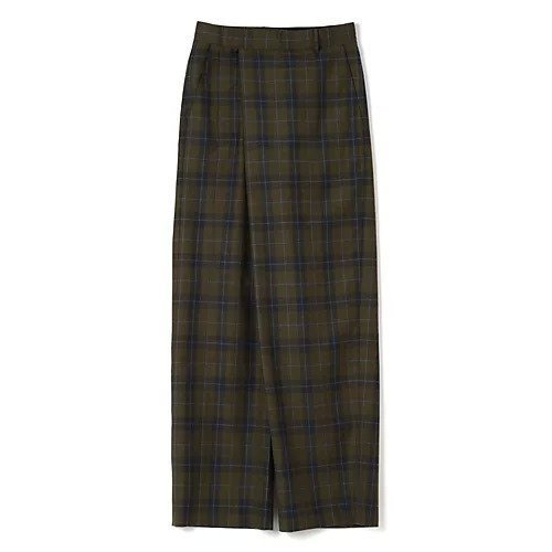 【リトコフスカヤ/LITKOVSKA】のDeconstructed Checked Pants with Offset Zip インテリア・キッズ・メンズ・レディースファッション・服の通販 founy(ファニー) https://founy.com/ ファッション Fashion レディースファッション Fashion for Women パンツ Pants & Trousers 2025年 2025 2025-2026秋冬・A/W Autumn/Winter 2025–26 AW25–26 シンプル Simple, Minimal フロント Front, Front Design ラップ Wrap, Wrap Design ループ Loop, Loop Knit |ID: prp329100004665061 ipo3291000000034941627