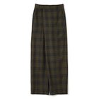 【リトコフスカヤ/LITKOVSKA】のDeconstructed Checked Pants with Offset Zip GREEN|ID: prp329100004665061 ipo3291000000034941628